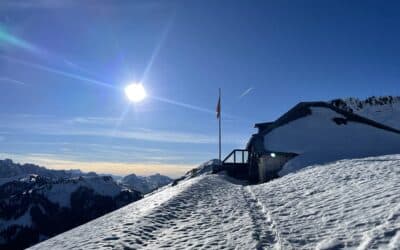 Hütte auf Anfrage bewartet