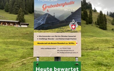 Die Grubenberghütte erwacht aus dem Winterschlaf